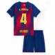 Barcelona Ronald Araujo #4 Replike Domaci Dres za djecu 2025-26 Kratak Rukav (+ Kratke hlače)